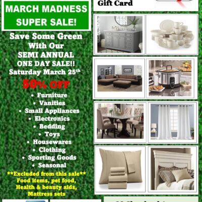 Don’t Miss Our Semi Annual Sales Event Going On Today!!