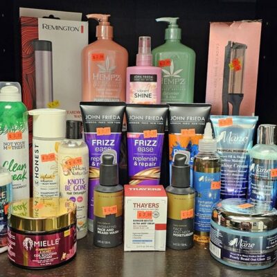 We have all your health and beauty products for less!!